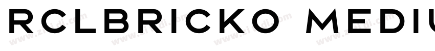 rclbricko medium字体转换